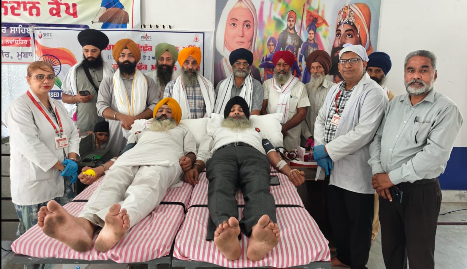 ਭਾਈ ਘਨ੍ਹਈਆ ਜੀ ਦੇ ਮਲ੍ਹਮ ਪੱਟੀ ਦਿਵਸ ਨੂੰ ਸਮਰਪਿਤ ਪਿੰਡ ਮੁਬਾਰਕਪੁਰ ਵਿਖੇ ਖੂਨਦਾਨ ਕੈਂਪ ਆਯੋਜਿਤ।